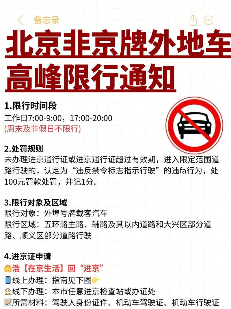 2025年最新外籍车辆进京规定及核酸检测要求汇总