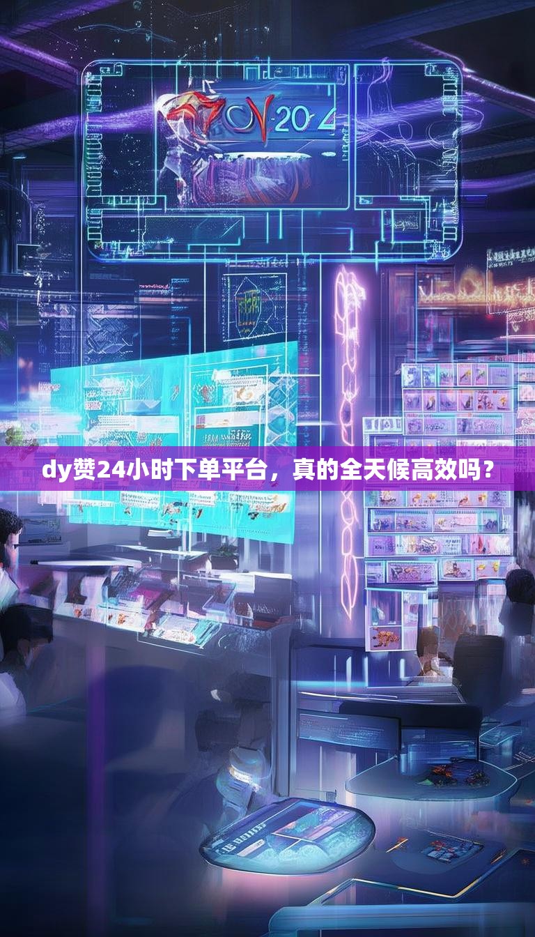 dy赞24小时下单平台,真的全天候高效吗?