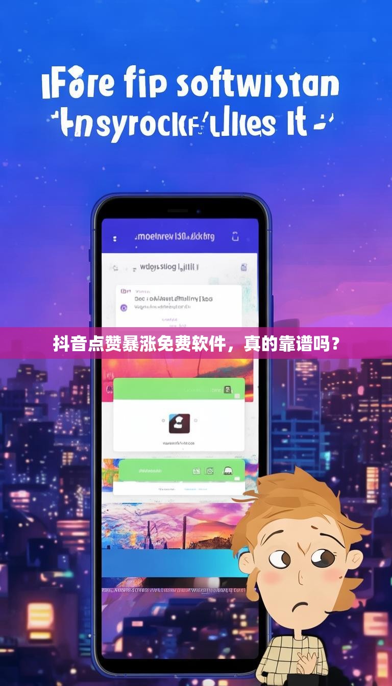 抖音点赞暴涨免费软件,真的靠谱吗?