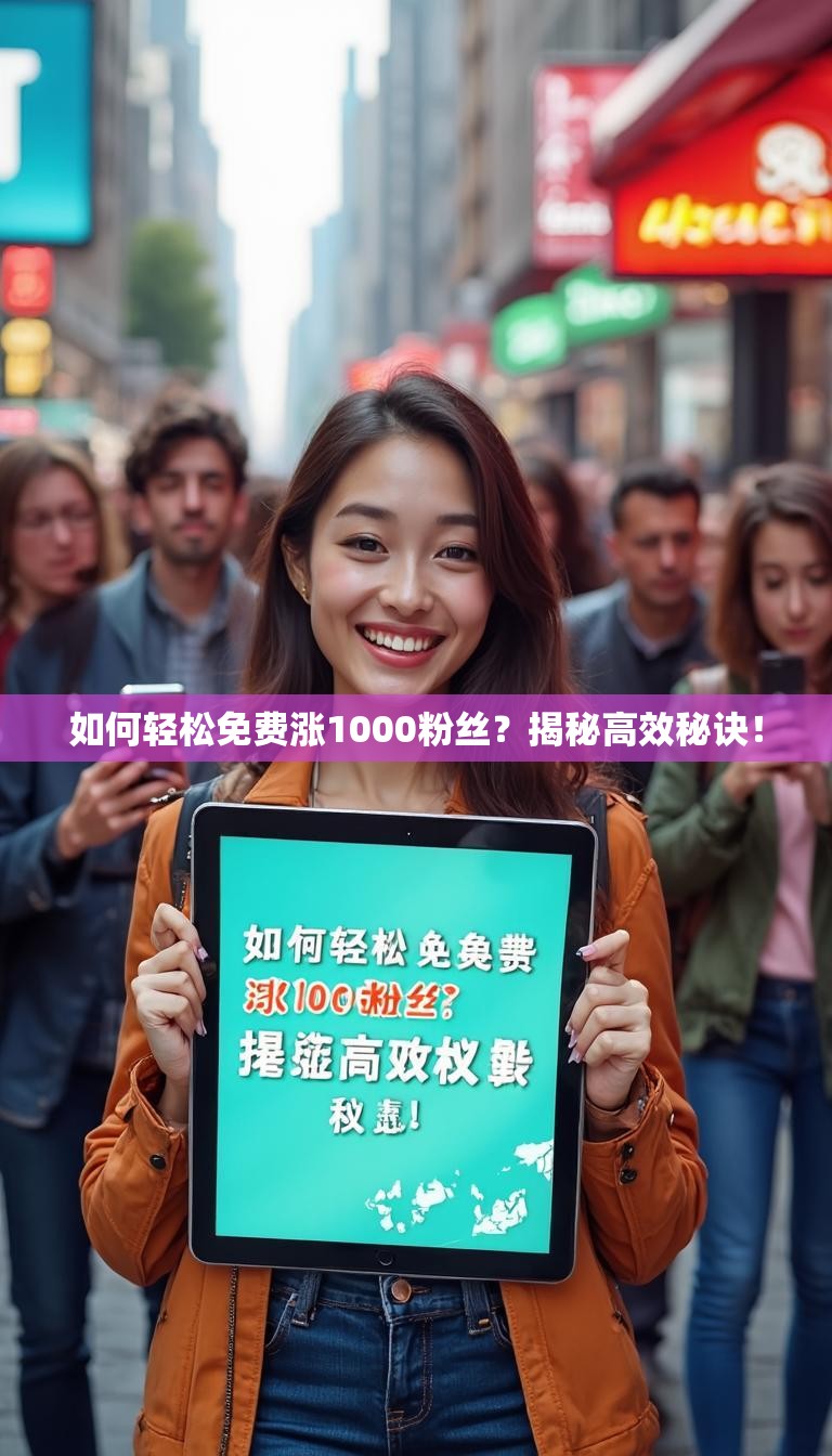 如何轻松免费涨1000粉丝?揭秘高效秘诀!