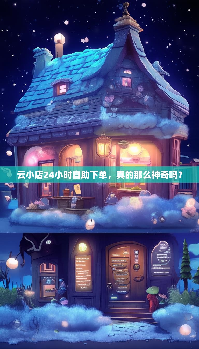 云小店24小时自助下单，真的那么神奇吗？