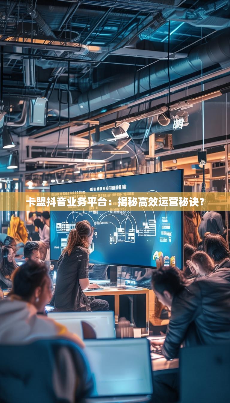 卡盟抖音业务平台:揭秘高效运营秘诀?