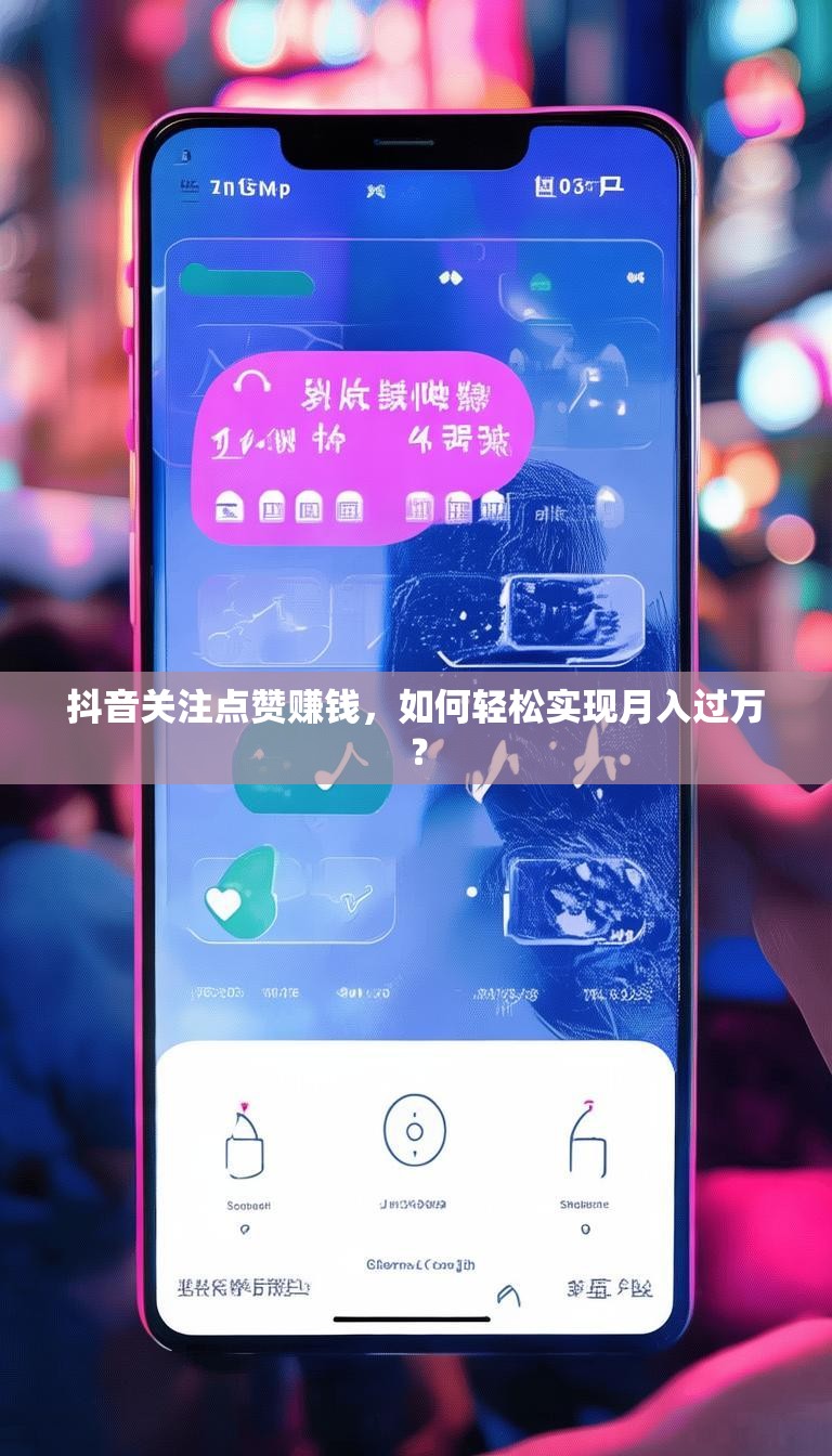 抖音关注点赞赚钱,如何轻松实现月入过万?