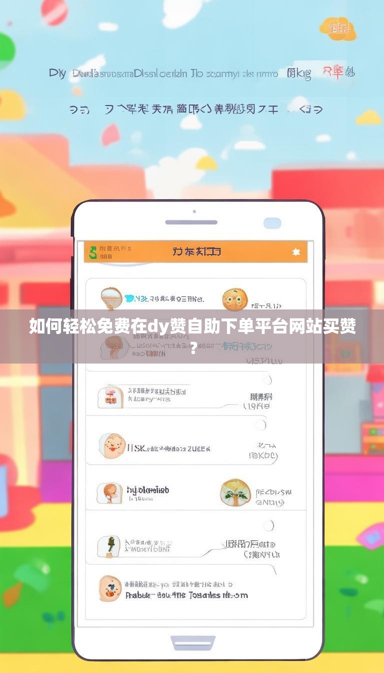 如何轻松免费在dy赞自助下单平台网站买赞?