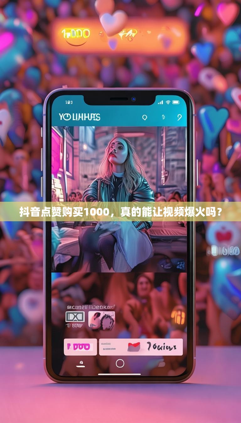 抖音点赞购买1000,真的能让视频爆火吗?