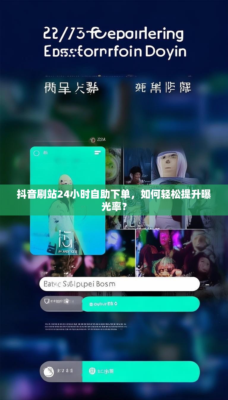 抖音刷站24小时自助下单，如何轻松提升曝光率？