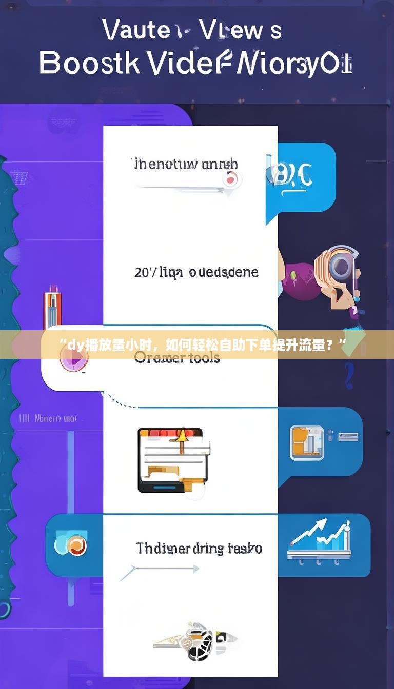 “dy播放量小时，如何轻松自助下单提升流量？”