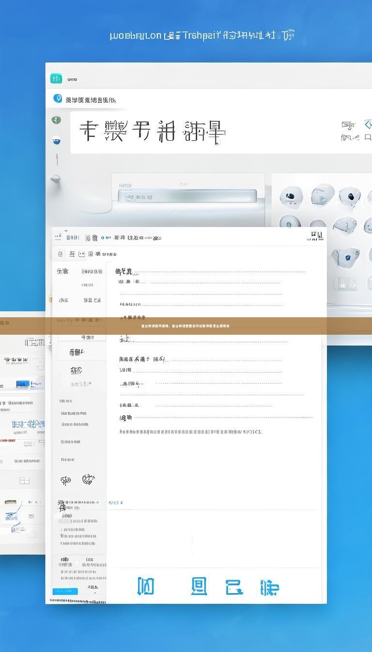 金山快译如何使用，金山快译里面的汉化程序是怎么使用的