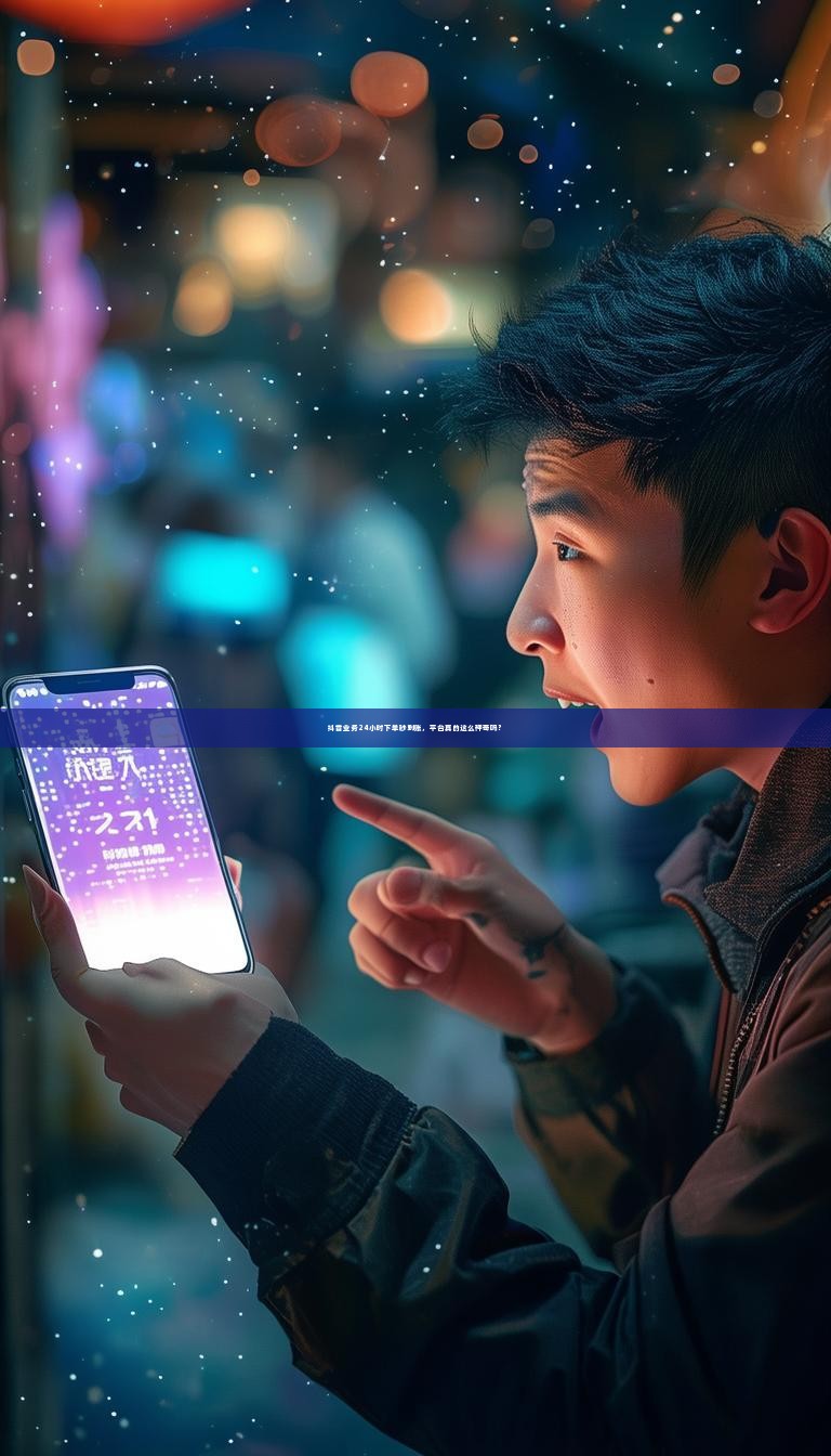 抖音业务24小时下单秒到账，平台真的这么神奇吗？