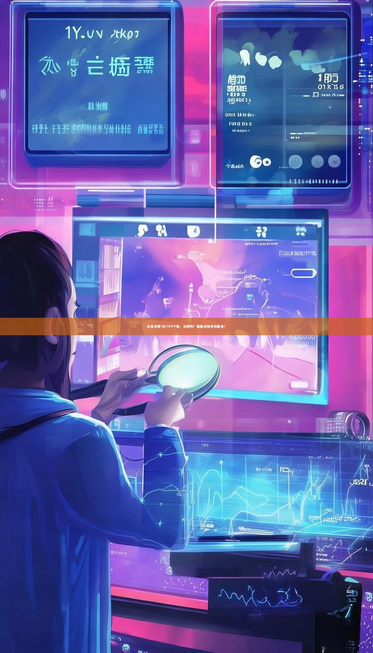 抖音点赞1元100个赞，合理吗？揭秘点赞界的秘密！