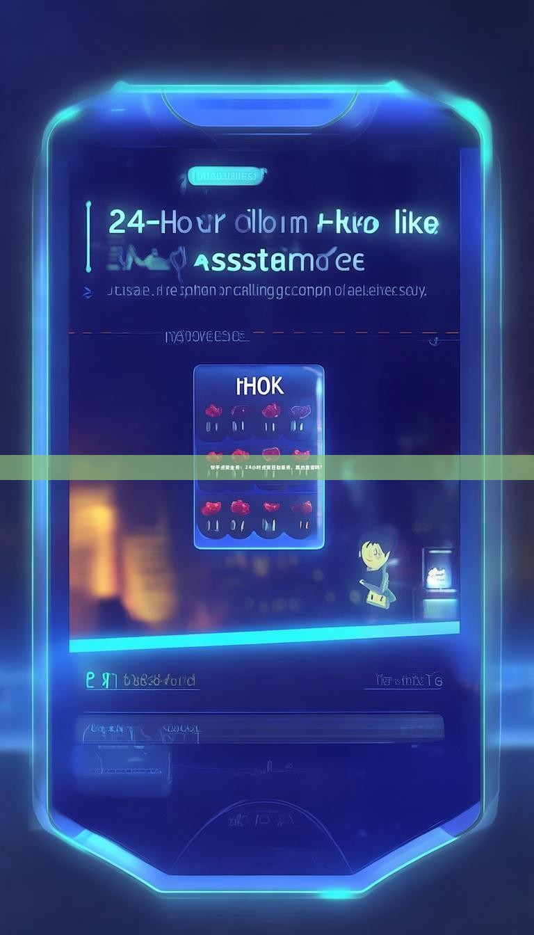 快手点赞业务：24小时点赞自助服务，真的靠谱吗？