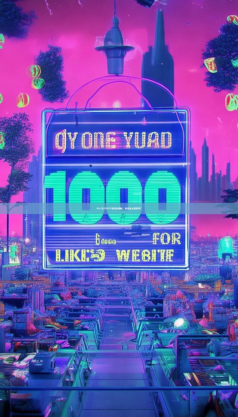dy一元1000个赞自助网址，真的这么便宜吗？