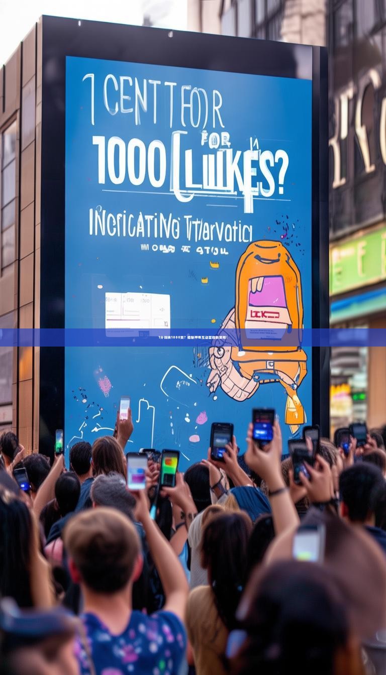 1分钱换1000赞？揭秘神奇互动营销新策略！