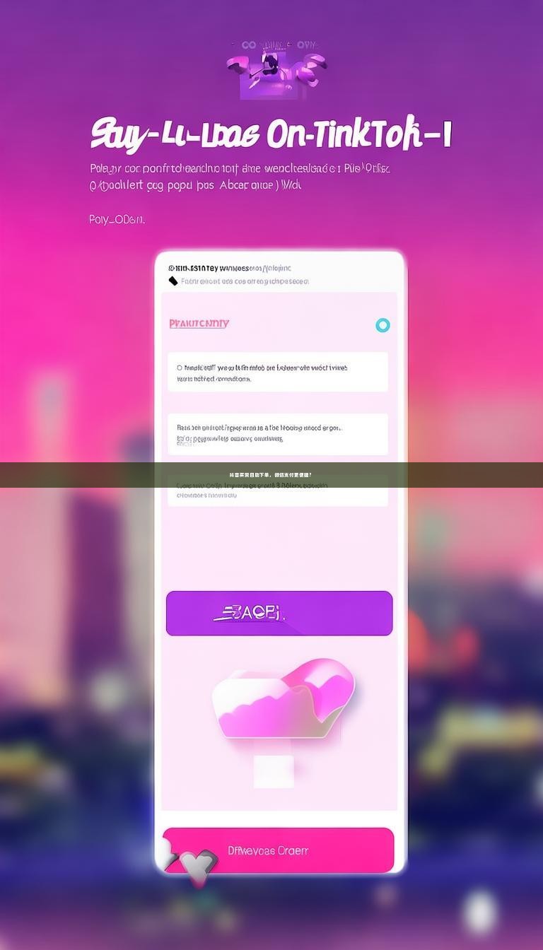 抖音买赞自助下单，微信支付更便捷？