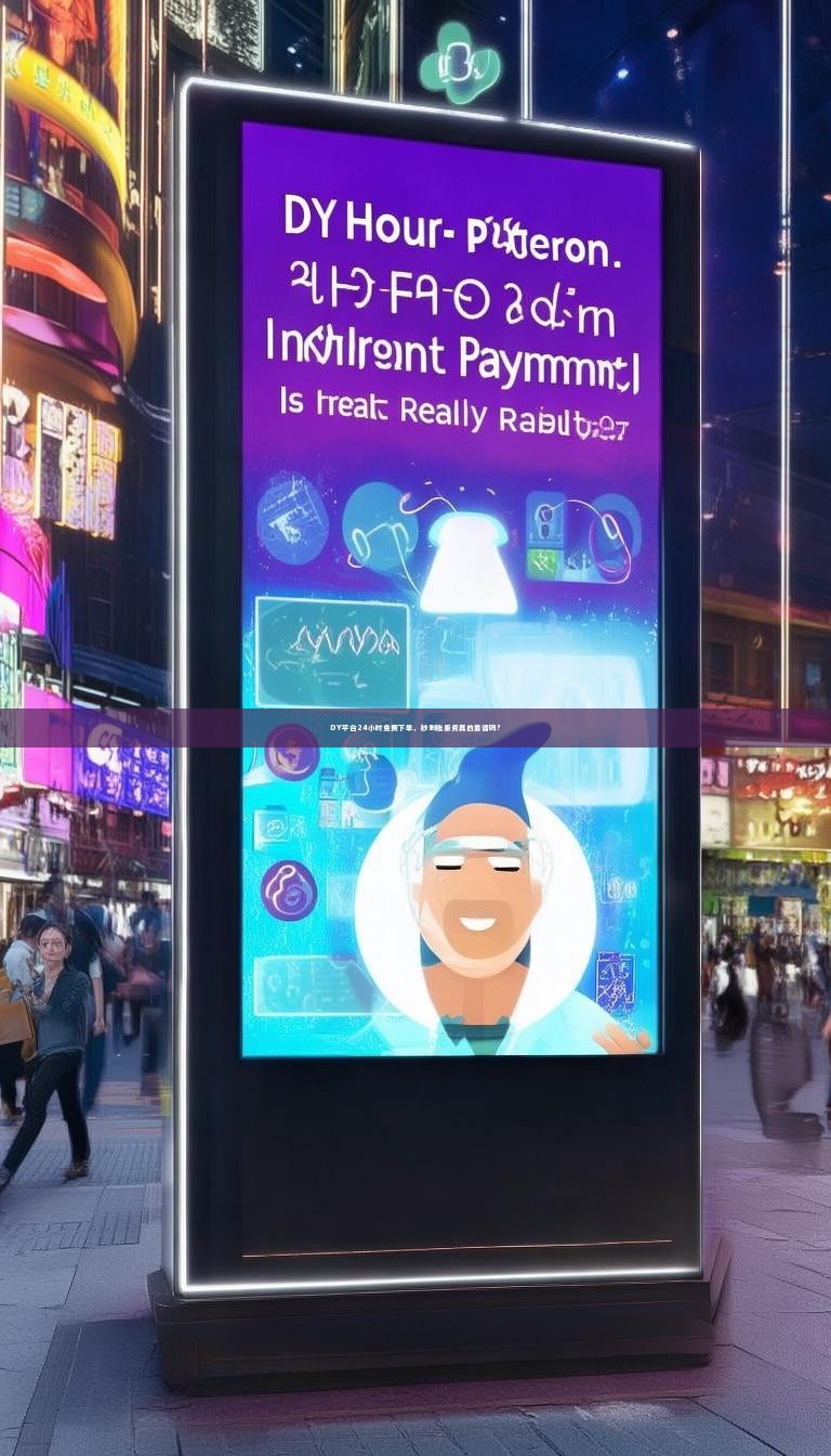 DY平台24小时免费下单，秒到账服务真的靠谱吗？