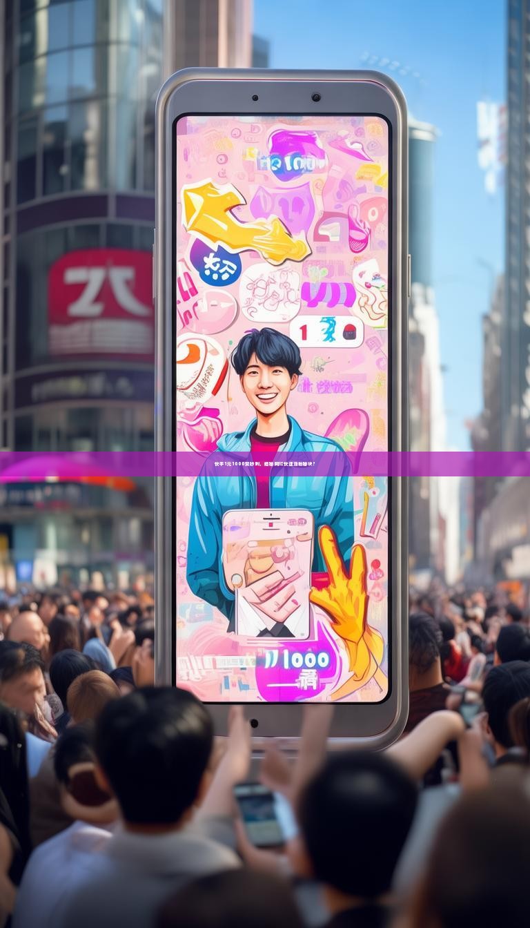 快手1元1000赞秒到，揭秘网红快速涨粉秘诀？