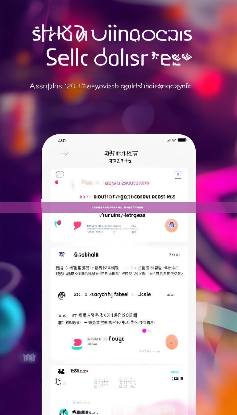 抖音在线业务自助下单服务网址,秒到账操作攻略揭秘?