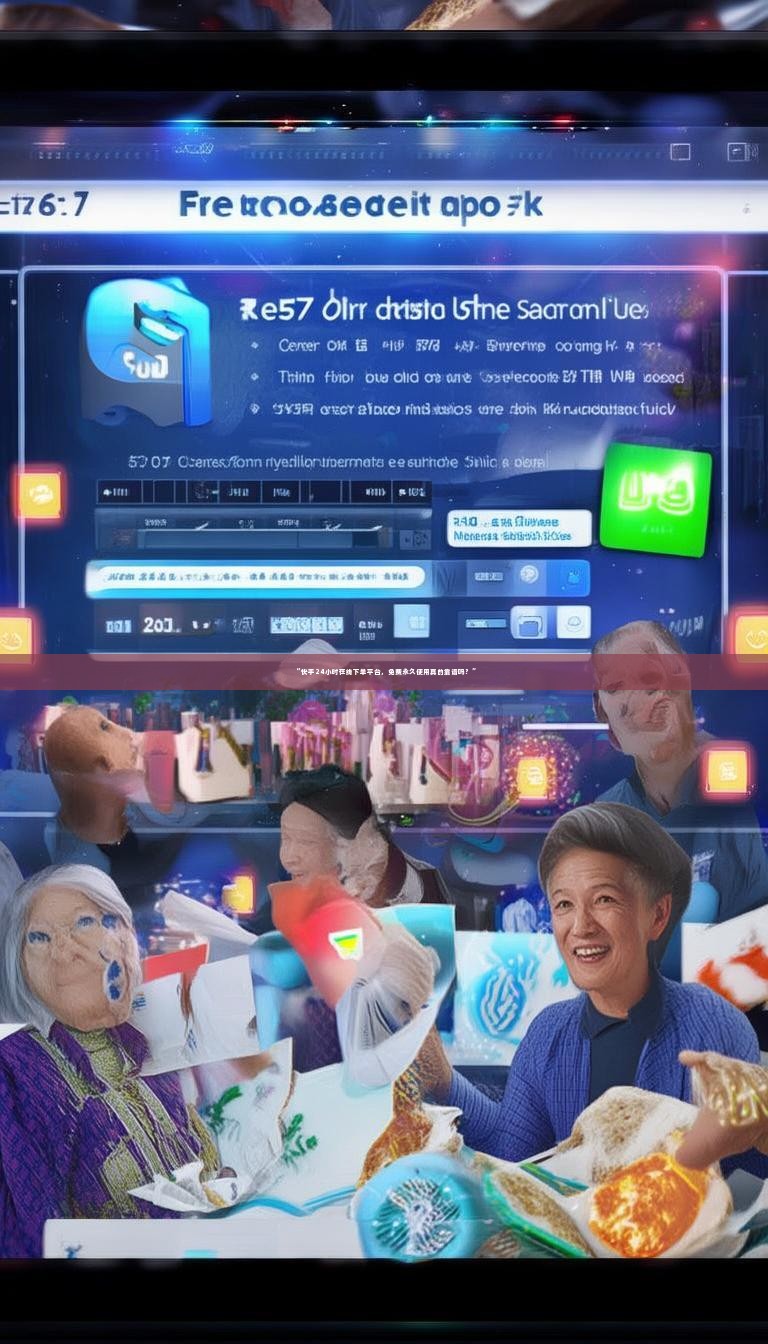 “快手24小时在线下单平台，免费永久使用真的靠谱吗？”