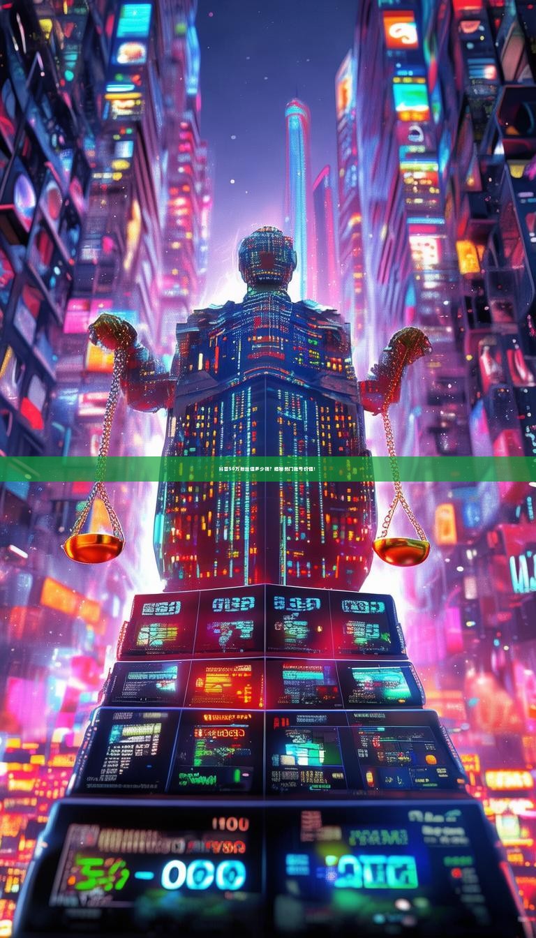 抖音50万粉丝值多少钱？揭秘热门账号价值！