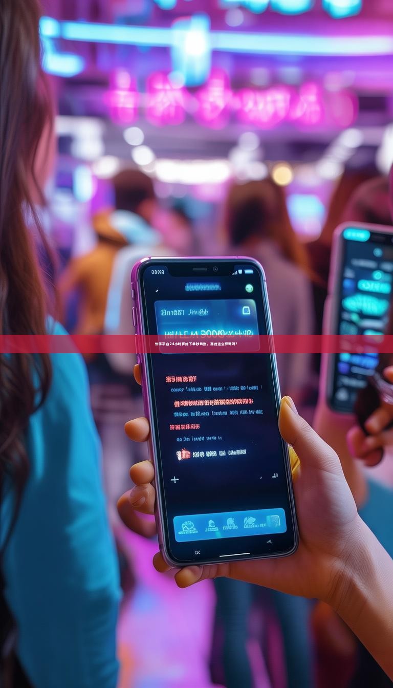 快手平台24小时在线下单秒到账，真的这么神奇吗？