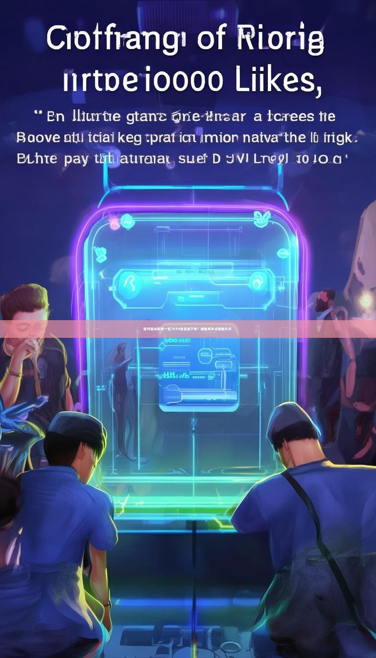 如何轻松买赞一毛1000赞自助下单？揭秘高效点赞新方法