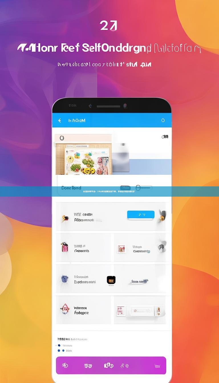 抖音秒单平台：24小时免费自助下单，在线业务轻松搞定？