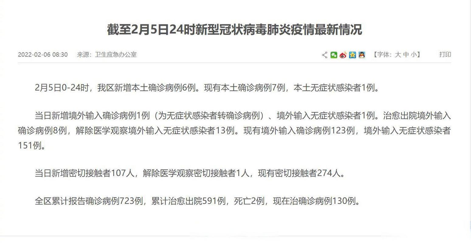 31省份新增本土确诊情况及广西新增确诊病例数