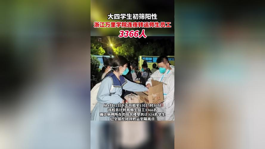 宁波浙江万里学院疫情最新消息，新增1例初筛阳性感染者详情